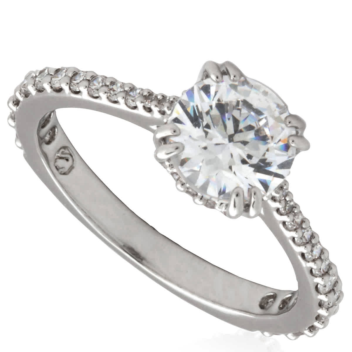 Swarovski Constella Stilla Round Cut Cocktail Ring Size 55 US 675 94$