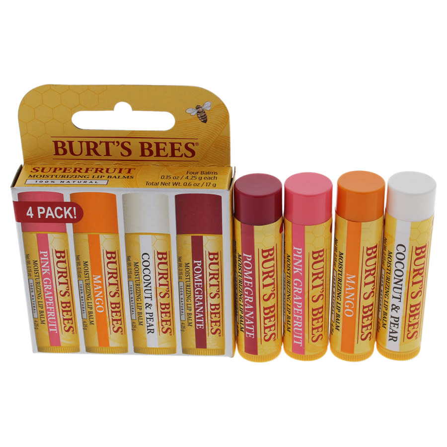 Burt's Bees Superfruit Moisturizing Lip Balm Pack Unisex cosmetics 792850025783