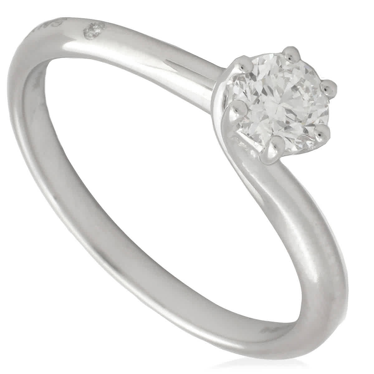 Salvini Lavinia White Gold 040 CT Diamond Solitaire Ring Size 13 1018$
