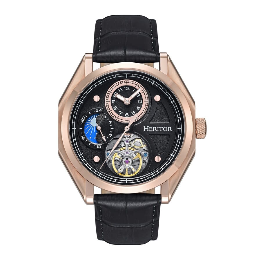 Heritor Antoni Automatic Black Dial Mens Watch HERHS4306 146$