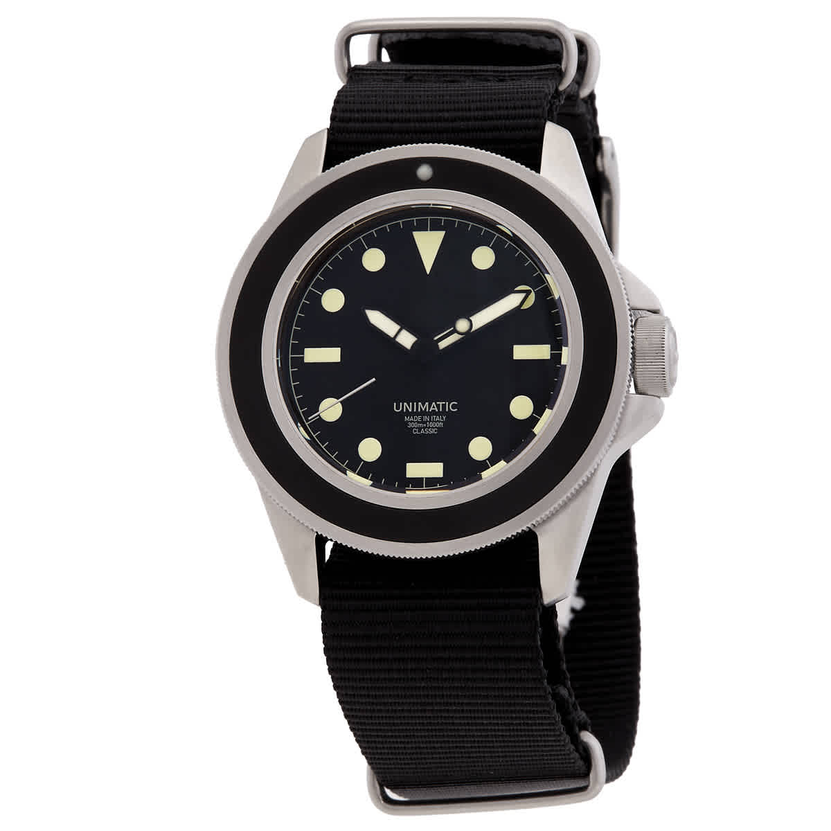 Unimatic U1 Classic Automatic Black Dial Mens Watch UC1