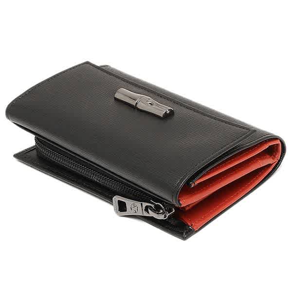 longchamp compact wallet