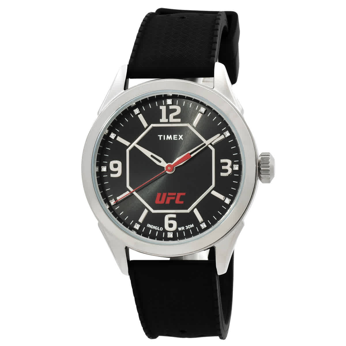 Timex UFC Street Quartz Black Dial Mens Watch TW2V56100 24$