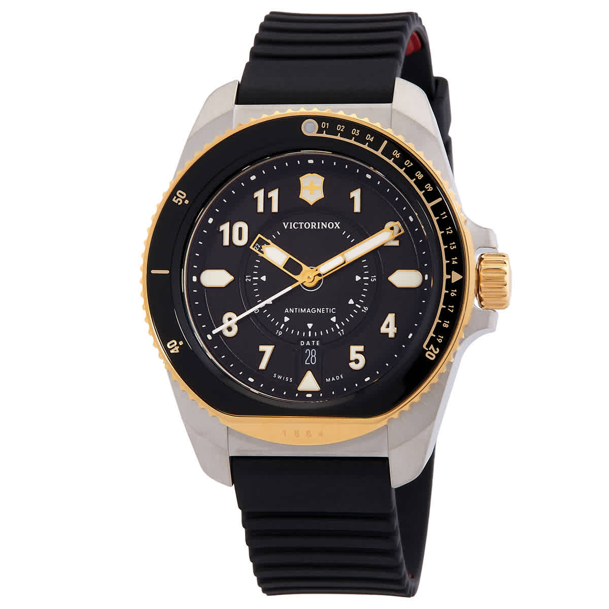 Victorinox Journey 1884 Quartz Black Dial Mens Watch 242014 450$