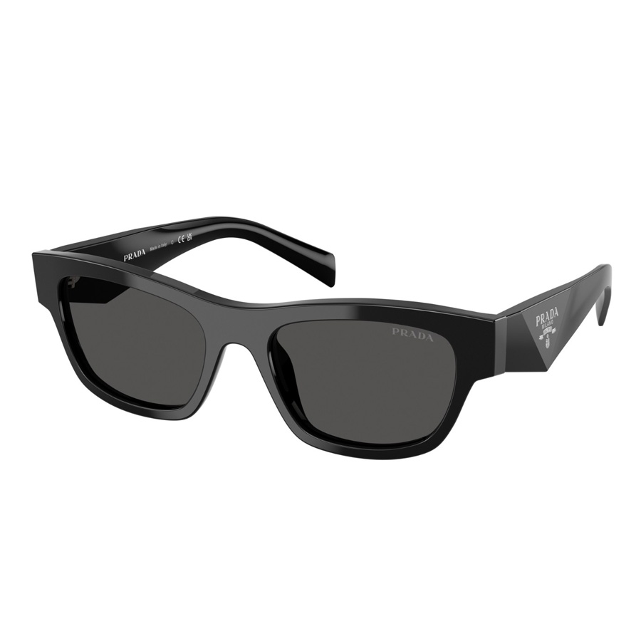 Prada Woman Sunglass PR B09S -  Frame color: Black, Lens color: Dark Grey
