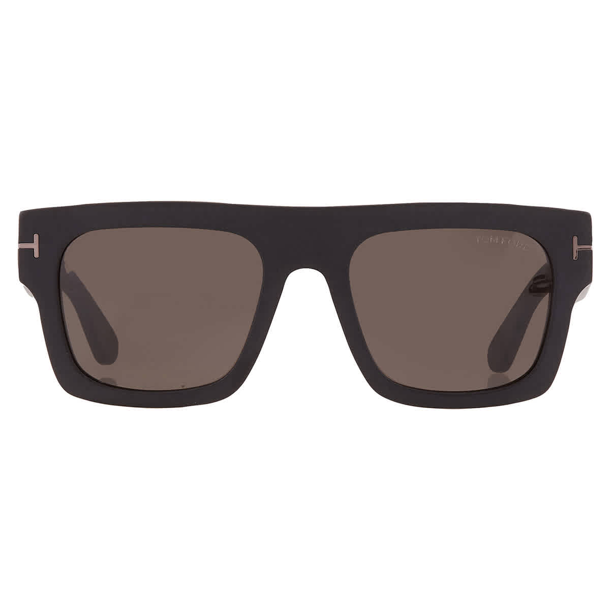 Tom Ford Man Sunglass FT0711-N - Frame color: Matte Black, Lens color: Grey