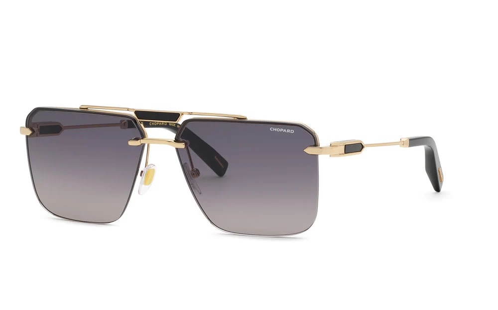 Chopard Smoke Gradient Navigator Mens Sunglasses SCHM11 0300 63