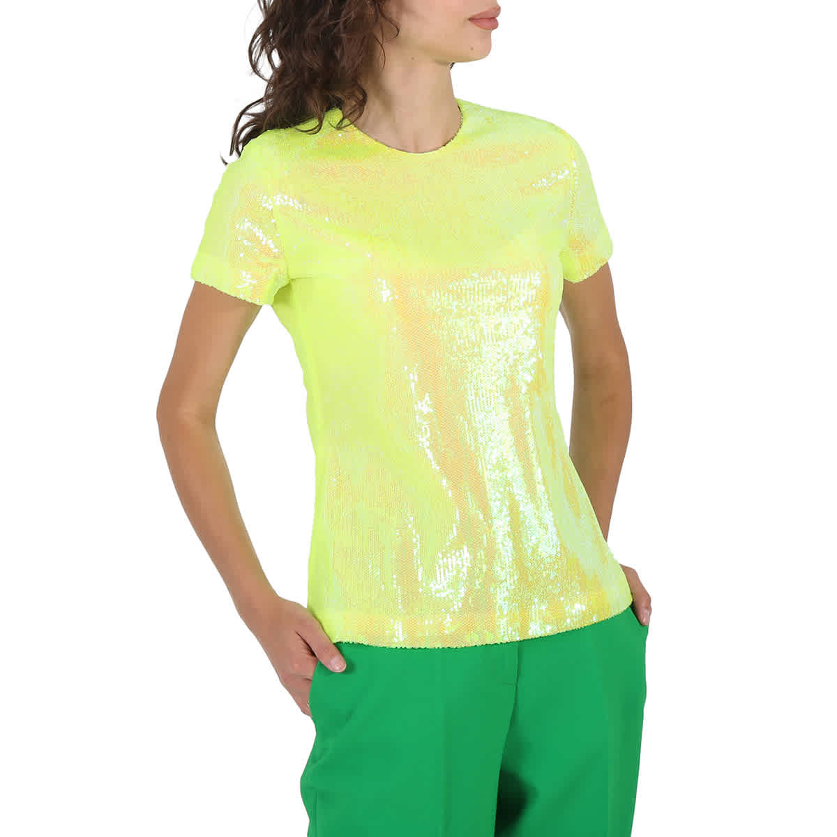 MM6 Ladies Iridescent Sequin Top