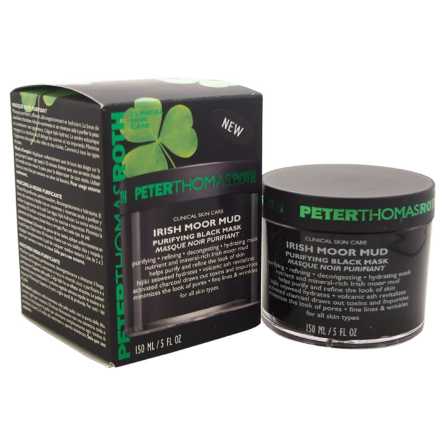 Irish Moor Mud Purifying Black Mask - All Skin Types by Peter Thomas Roth for Unisex - 5.1 oz Mask
