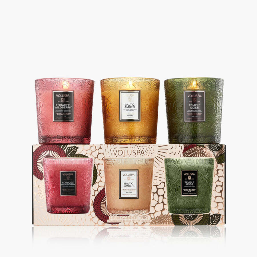 Voluspa Unisex Fragrant Foliage Demi Trio Gift Set Fragrances 806644749011 40$