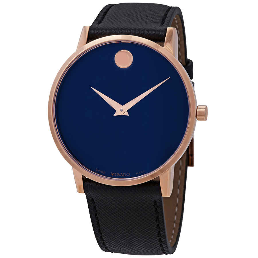 movado watch blue face