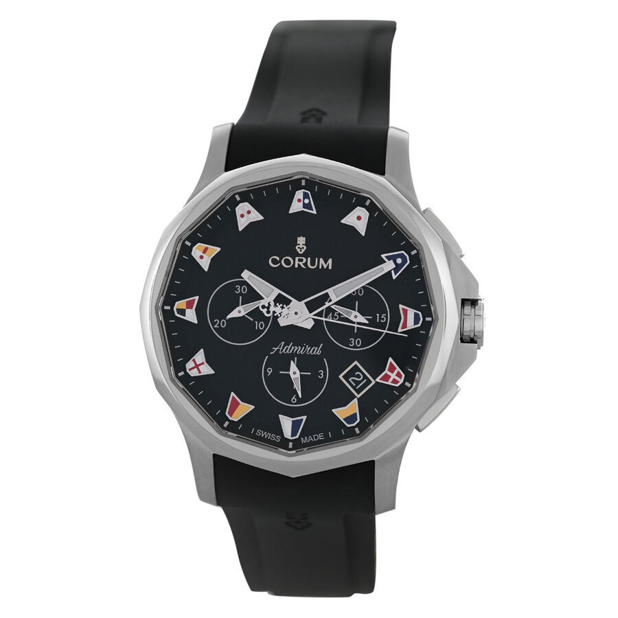 Corum Admiral Legend Chronograph Automatic Black Dial Mens Watch 98411120 2675$
