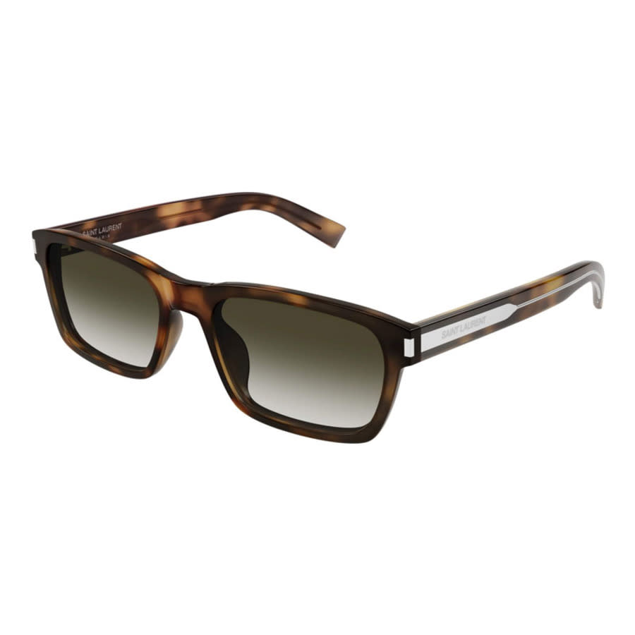 Saint Laurent Brown Rectangular Mens Sunglasses SL 662 002 57