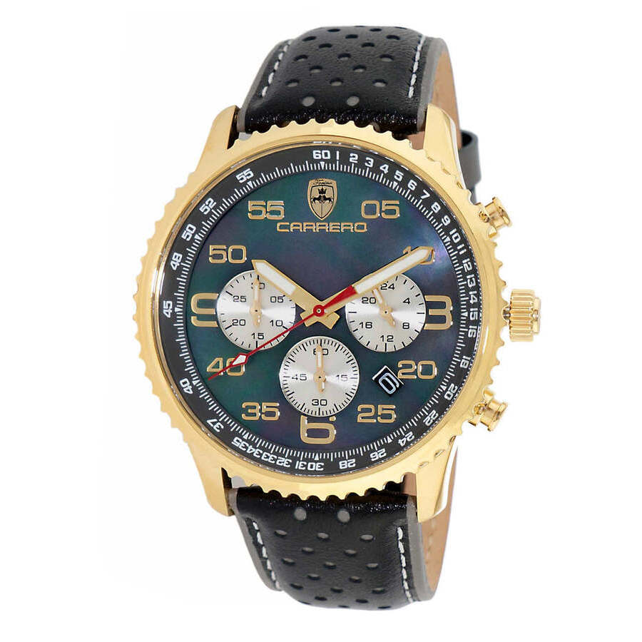 Torino Carrero Aureum Chronograph Quartz Black Dial Mens Watch C1G7023-BK