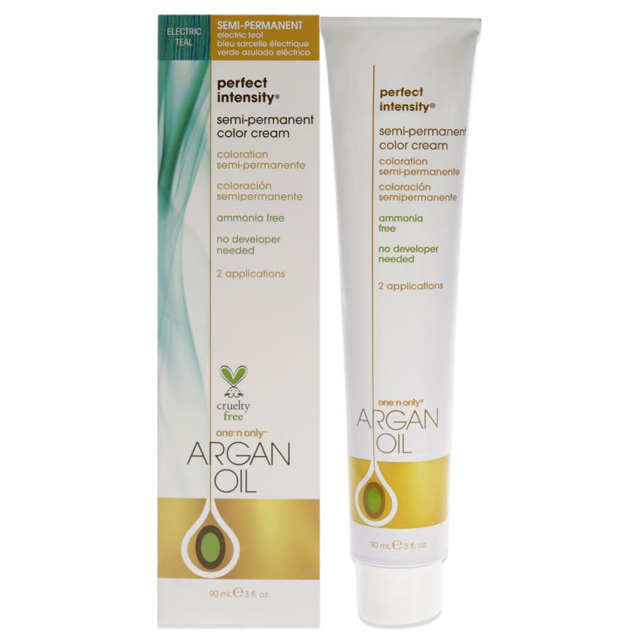 One n Only Argan Oil Perfect Intensity Semi-Permanent Color Cream 3 oz Electric Teal Hair Care 840061000812 14$