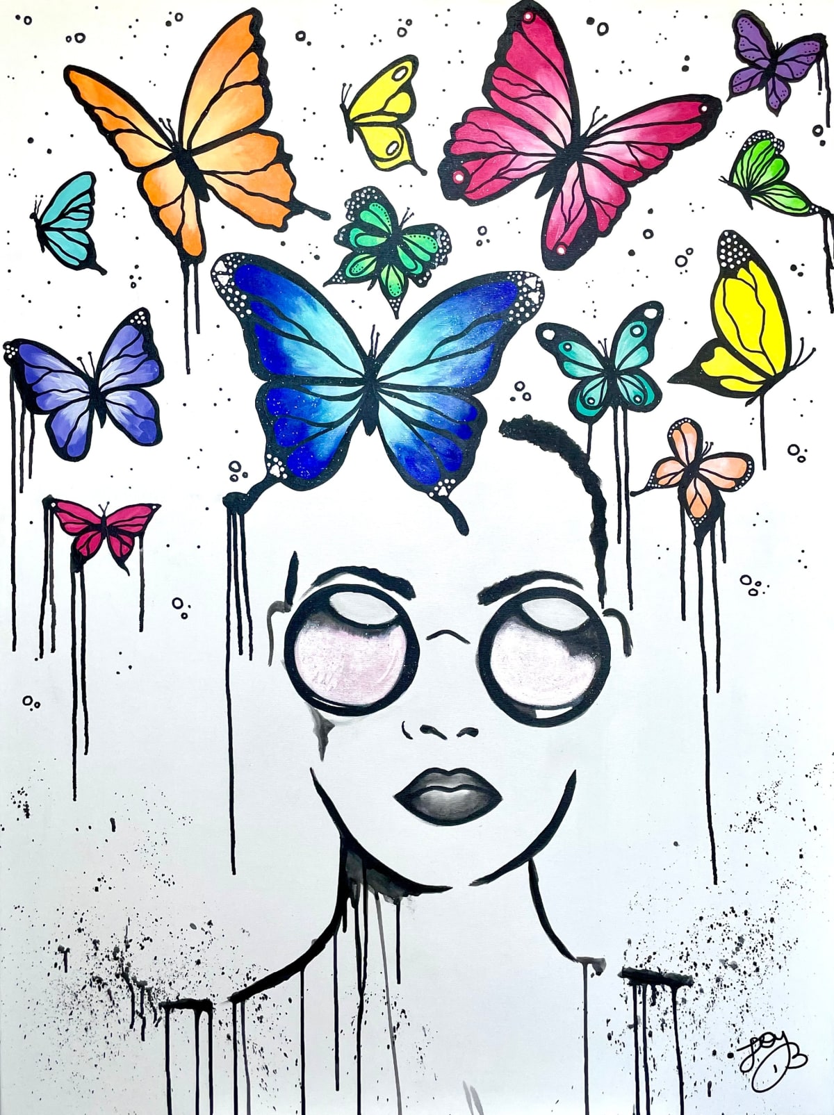 Butterflies in Her Eyes