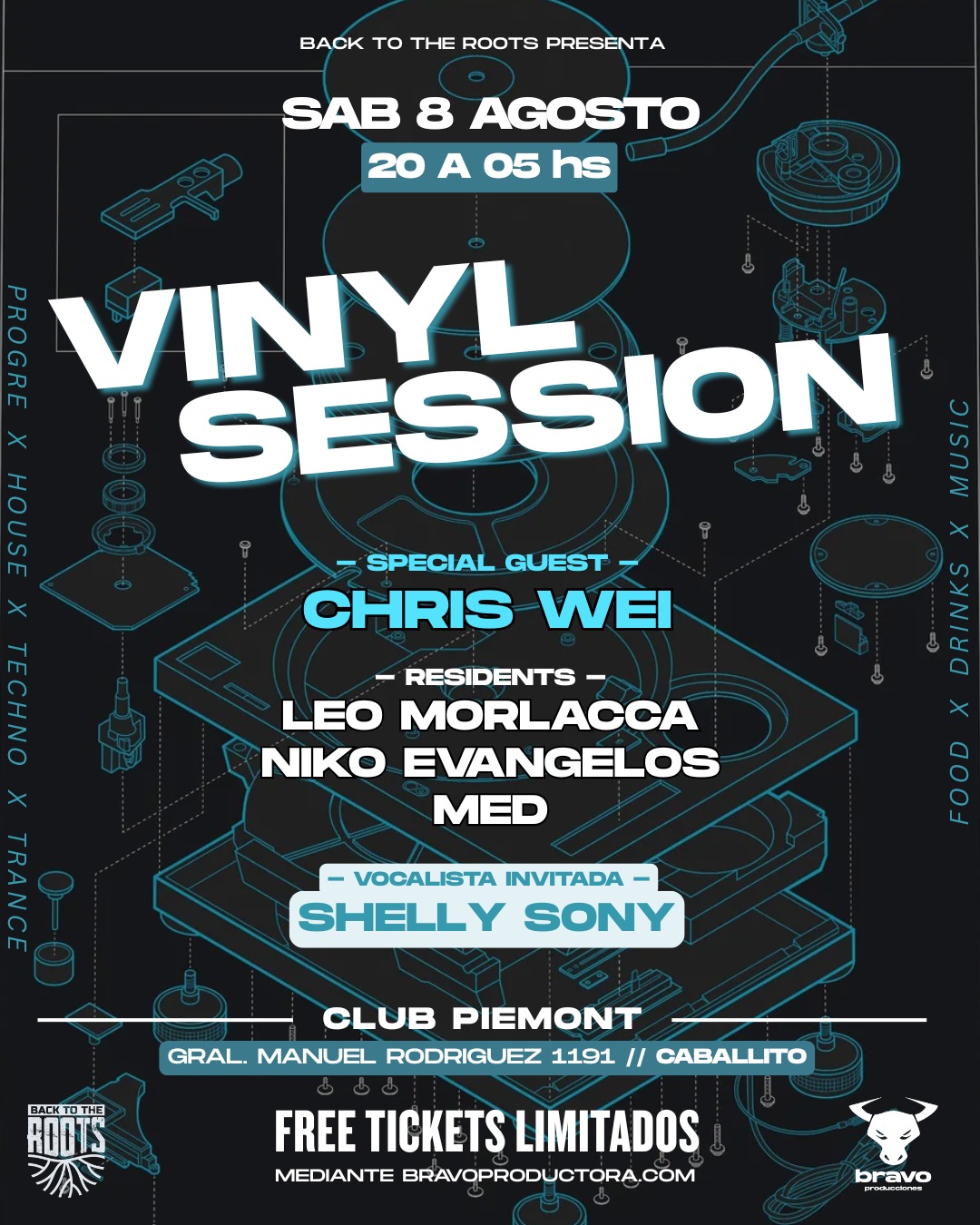 VINYL SESSION con Chris Wei + Shelly Sony @ Club Piemont