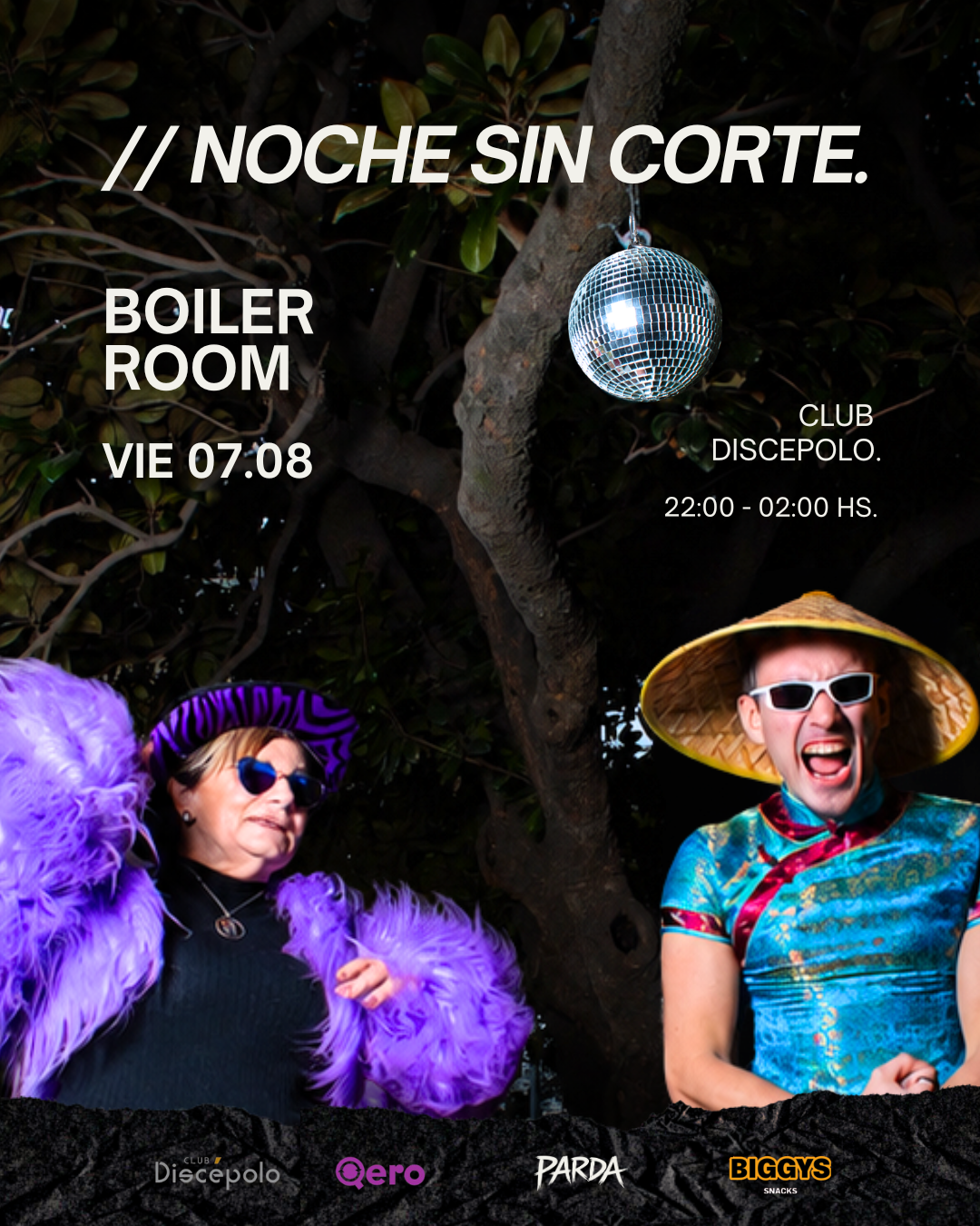 // PARDA: NOCHE SIN CORTE.