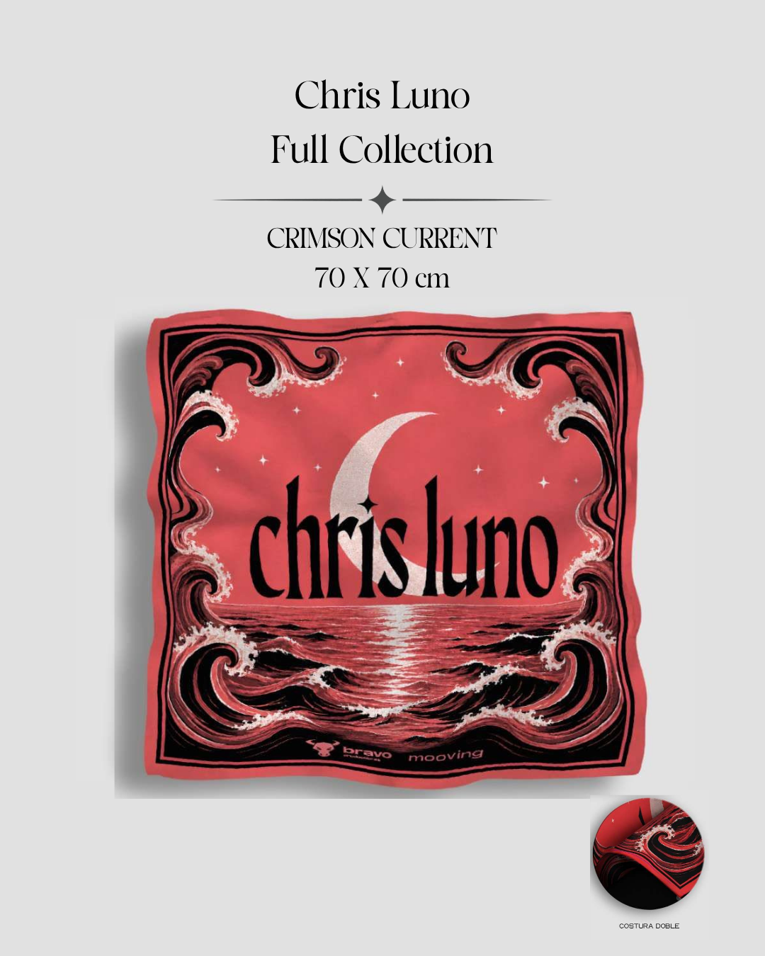 CRIMSON CURRENT — CHRIS LUNO PAÑUELO