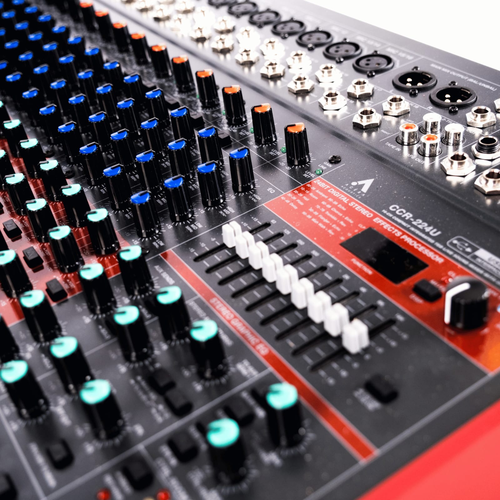 Agera Acoustics CCR-224U 22-Channel Analog Mixing Console image 5