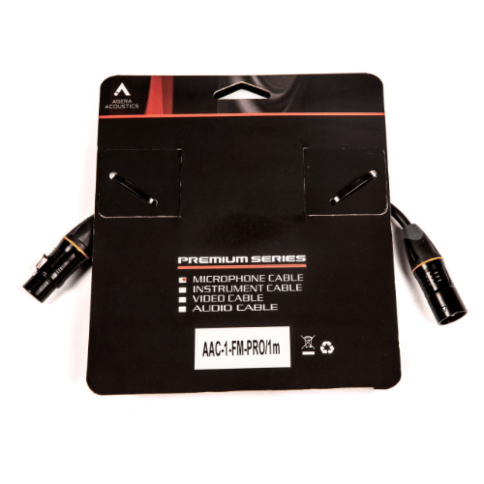 Agera Acoustics 1m XLR Pro Cable AAC-1FM-PRO image 2