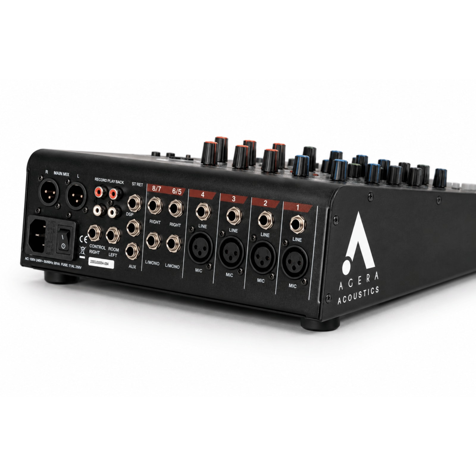 Agera Acoustics CCR-82BT 8-Channel Analog Mixing Console image 3