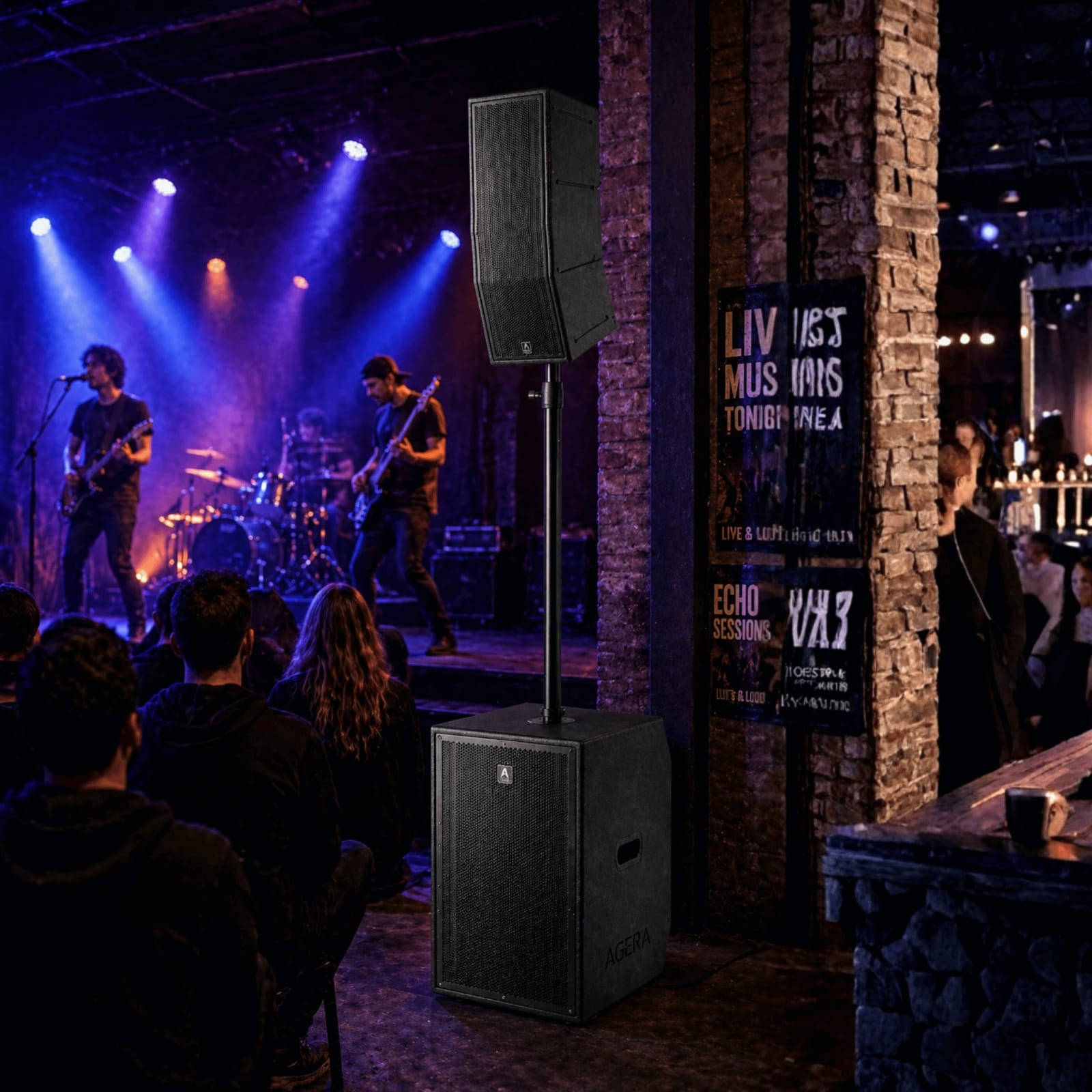 Agera Acoustics CA-15-2K 15-inch Active Constant Curvature Column Array image 2
