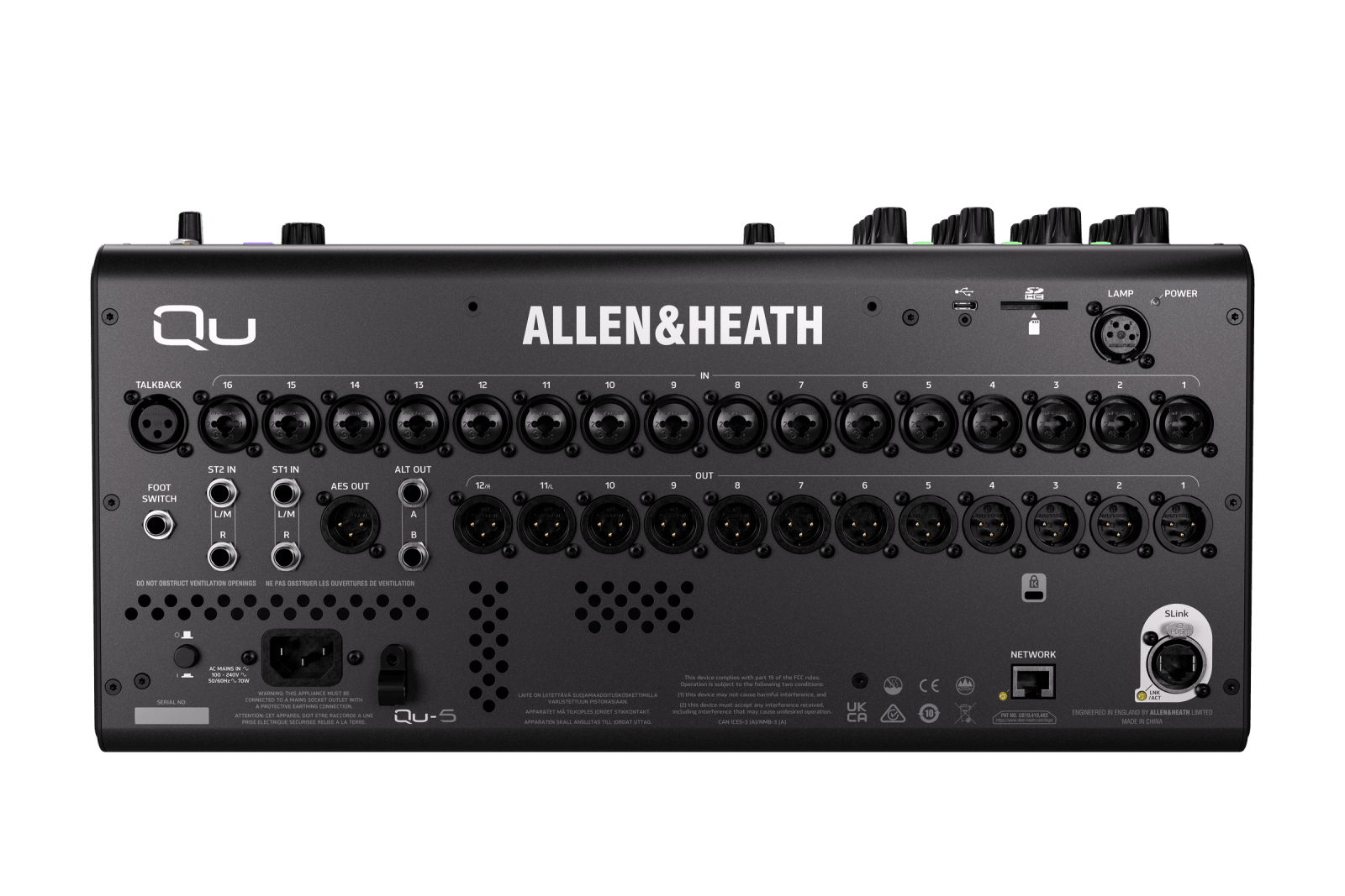 Allen & Heath Qu-5 image 3