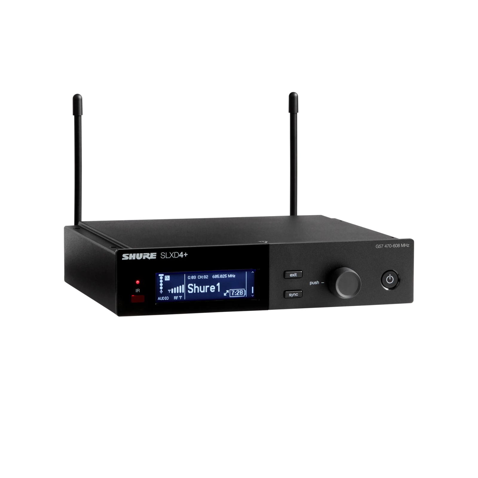 Shure SLXD4+E Digital Wireless Receiver (G65) image 3