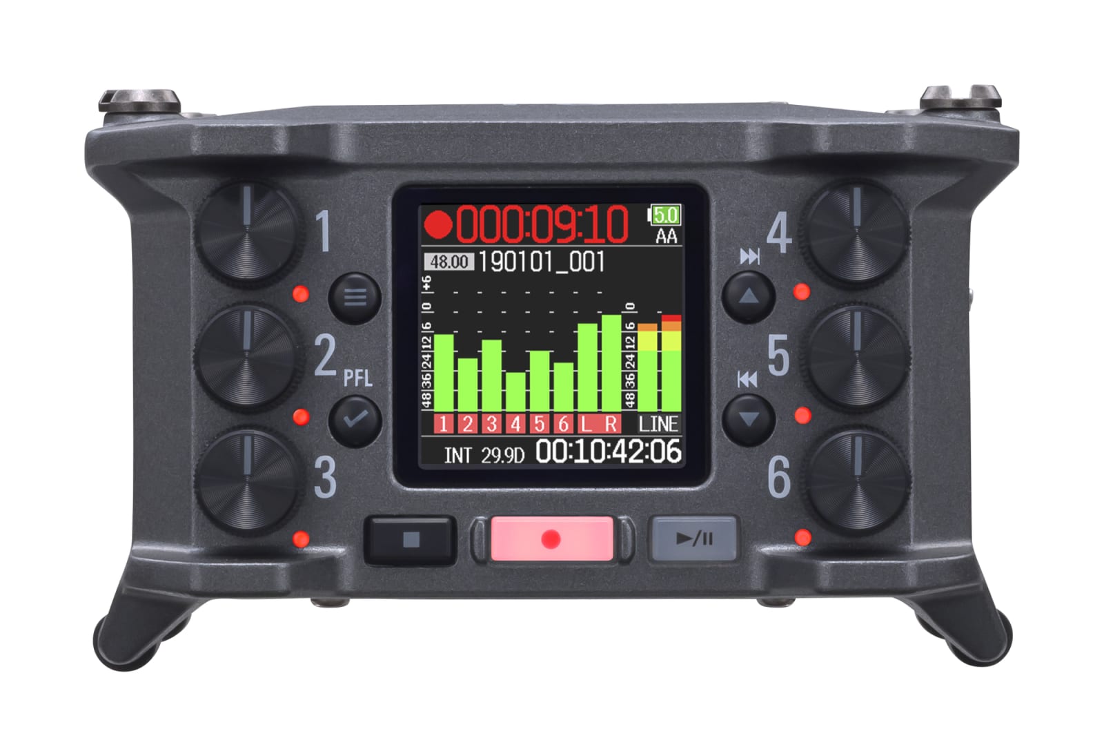Zoom F6 Multi-Track Field Recorder image 1