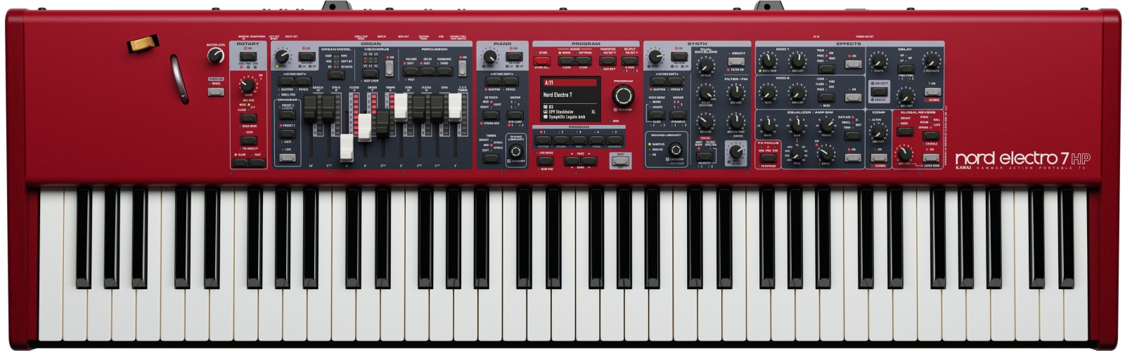 Nord Electro 7 HP 73-Key Kawai Hammer Action Stage Keyboard