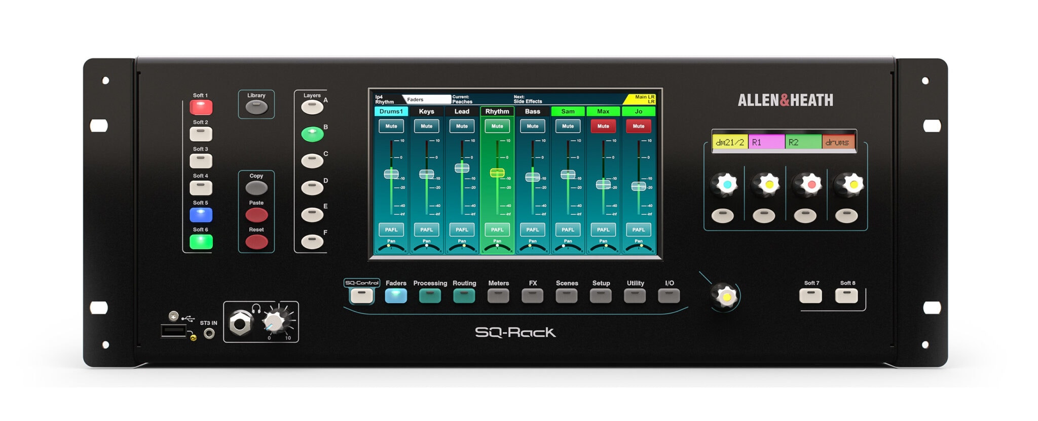 Allen & Heath SQ-Rack 48-Channel Digital Mixer