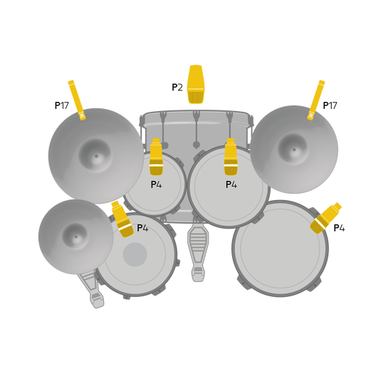 AKG Drum Set Session 1 High-Performance Drum Microphone Set image 2