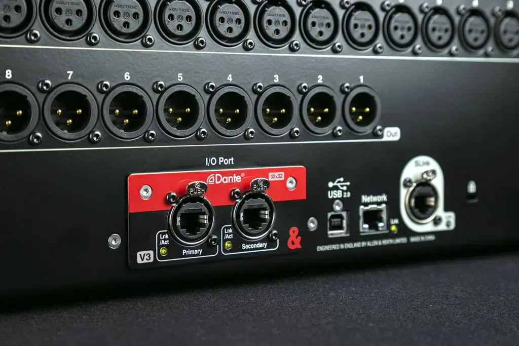 Allen & Heath SQ Dante 32x32 Option Card image 2