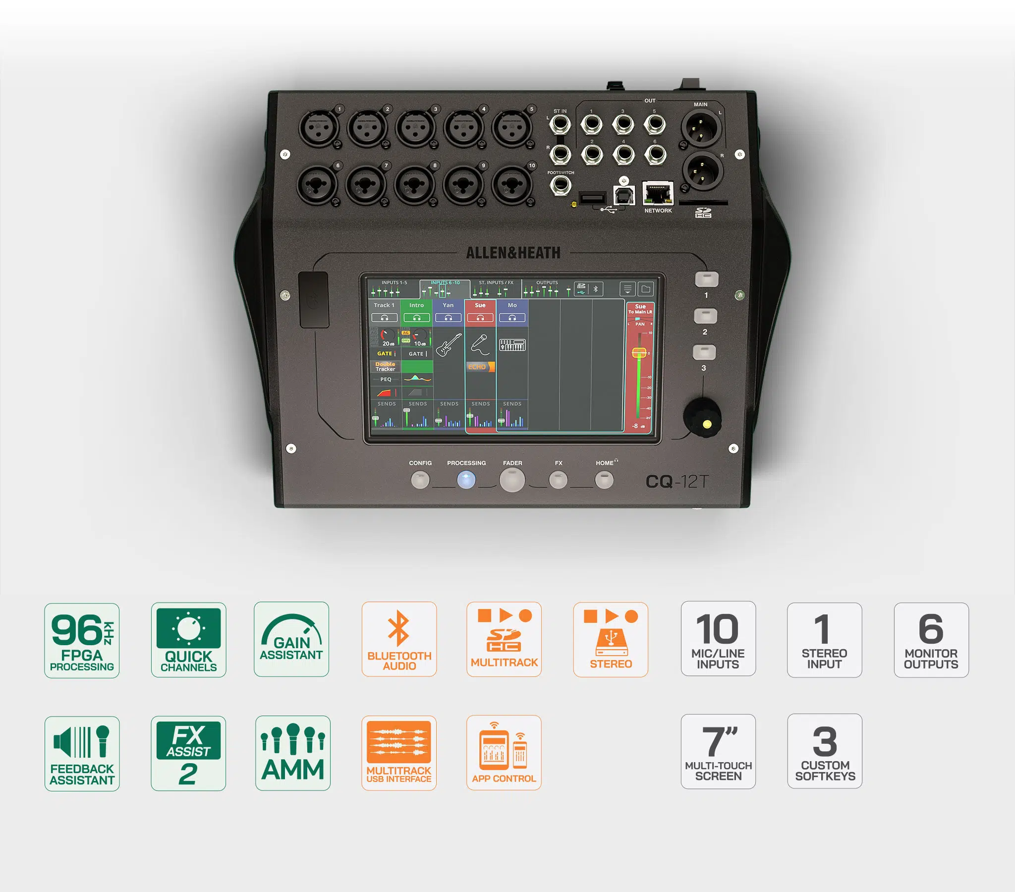 Allen & Heath CQ-12T Digital Mixer