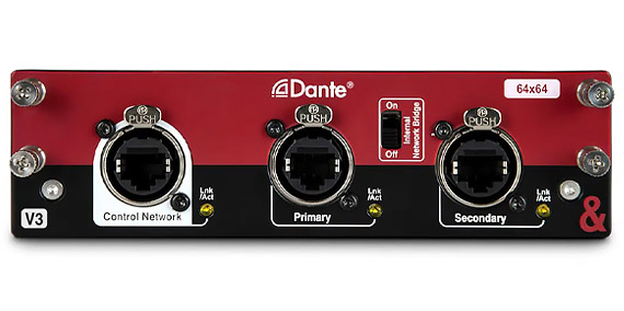 Allen & Heath Dante 64x64 Networking Module