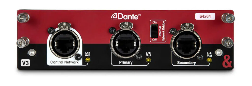 Allen & Heath Dante 64x64 Networking Module image 3