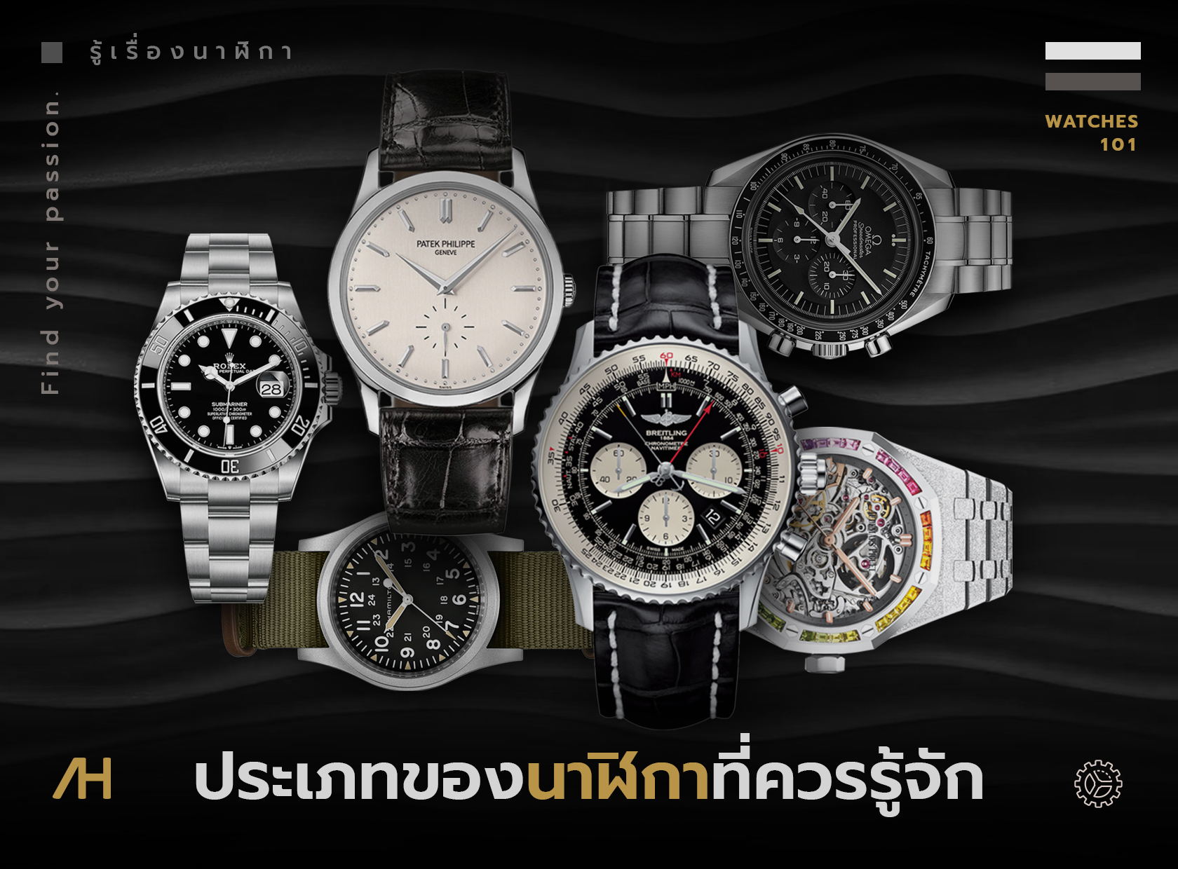 ประเภทของนาฬิกาที่ควรรู้จัก