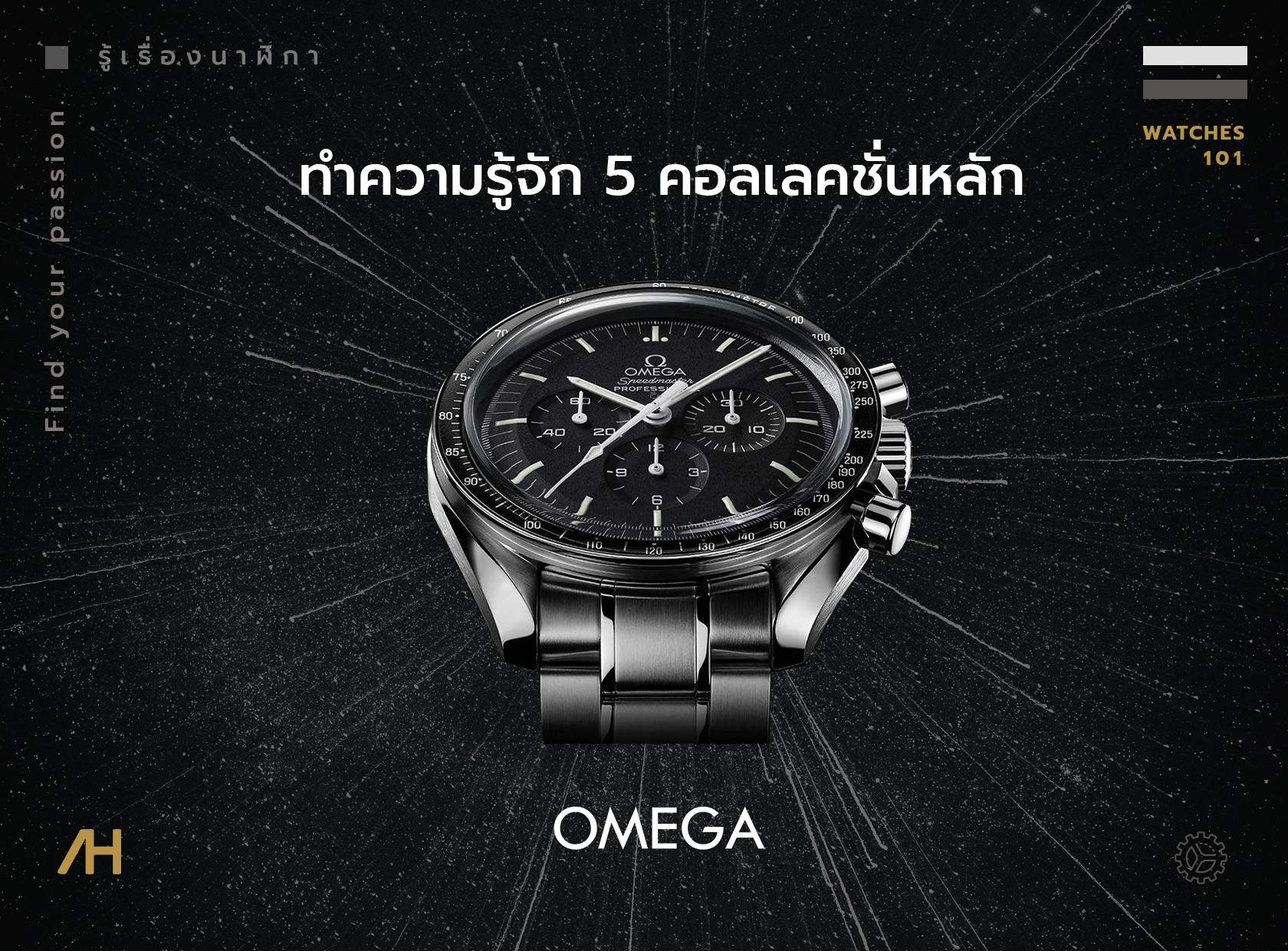 ทำความรู้จักกับ collection นาฬิกาของ Omega