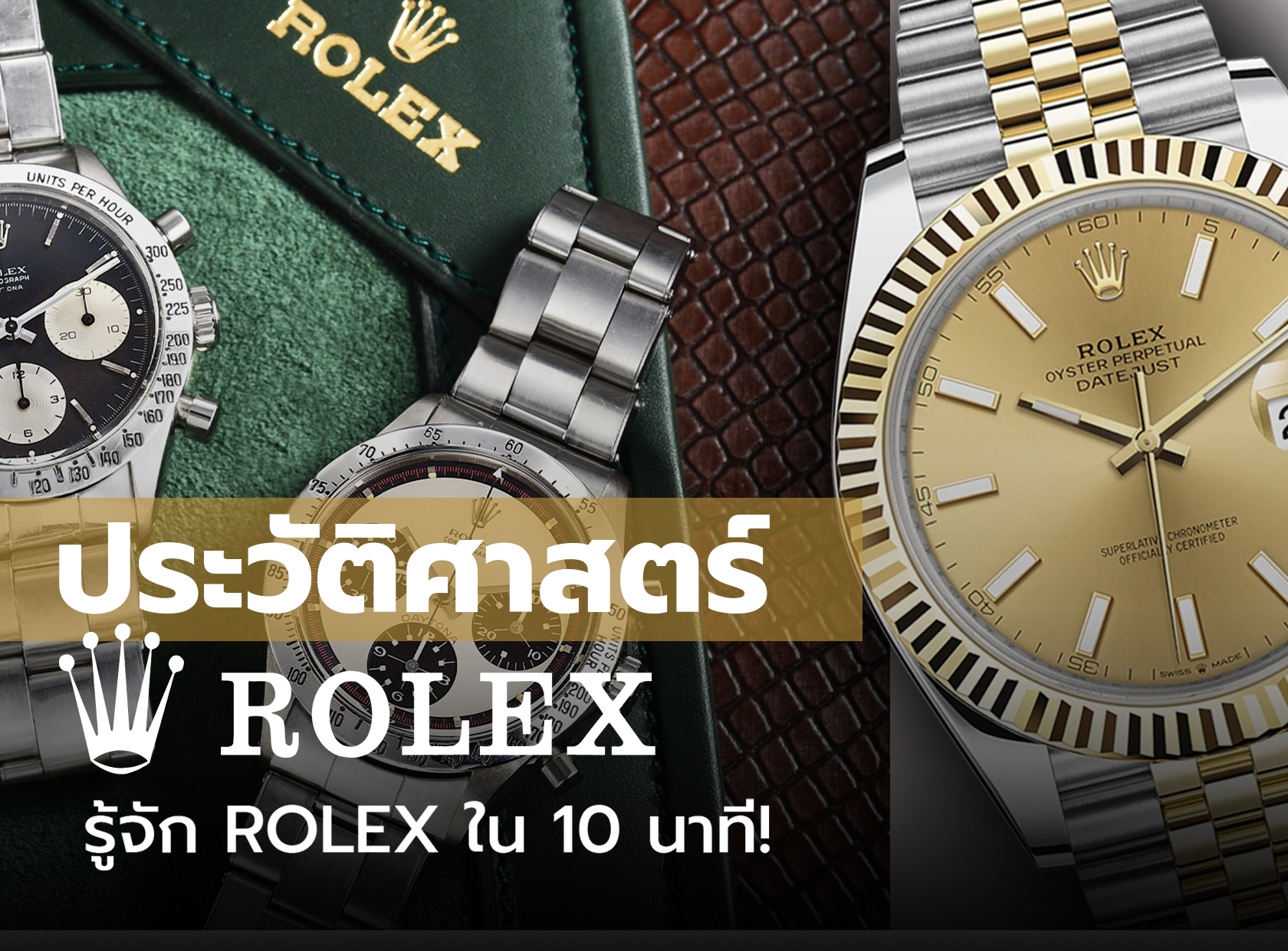 ประวัติความเป็นมาของ Rolex | Auction House