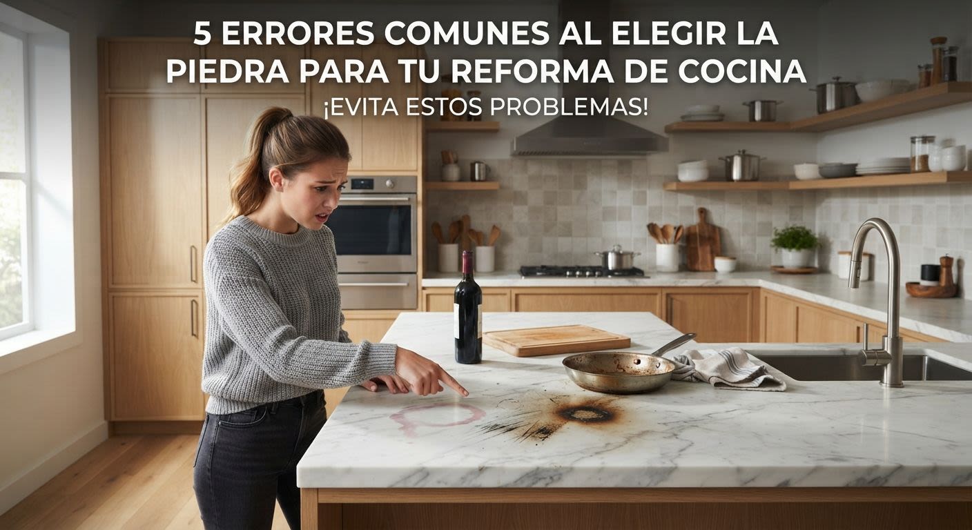 5 errores comunes al elegir la piedra para tu reforma de cocina - AMBZ Natural Stone