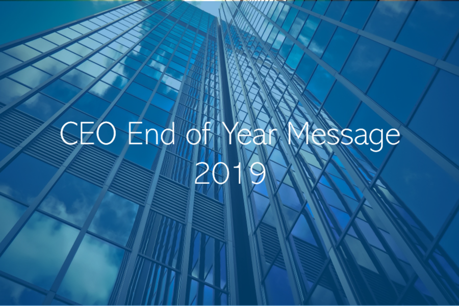 CEO End of Year Message