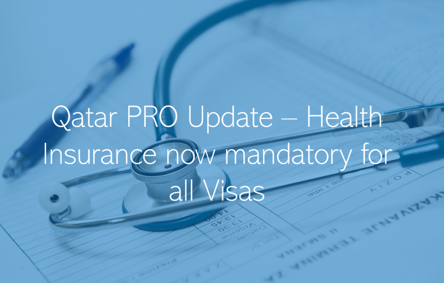 Health Insurance now mandatory for all Visas in Qatar