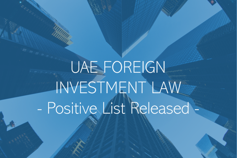 100% Foreign Ownership – Positive List Released