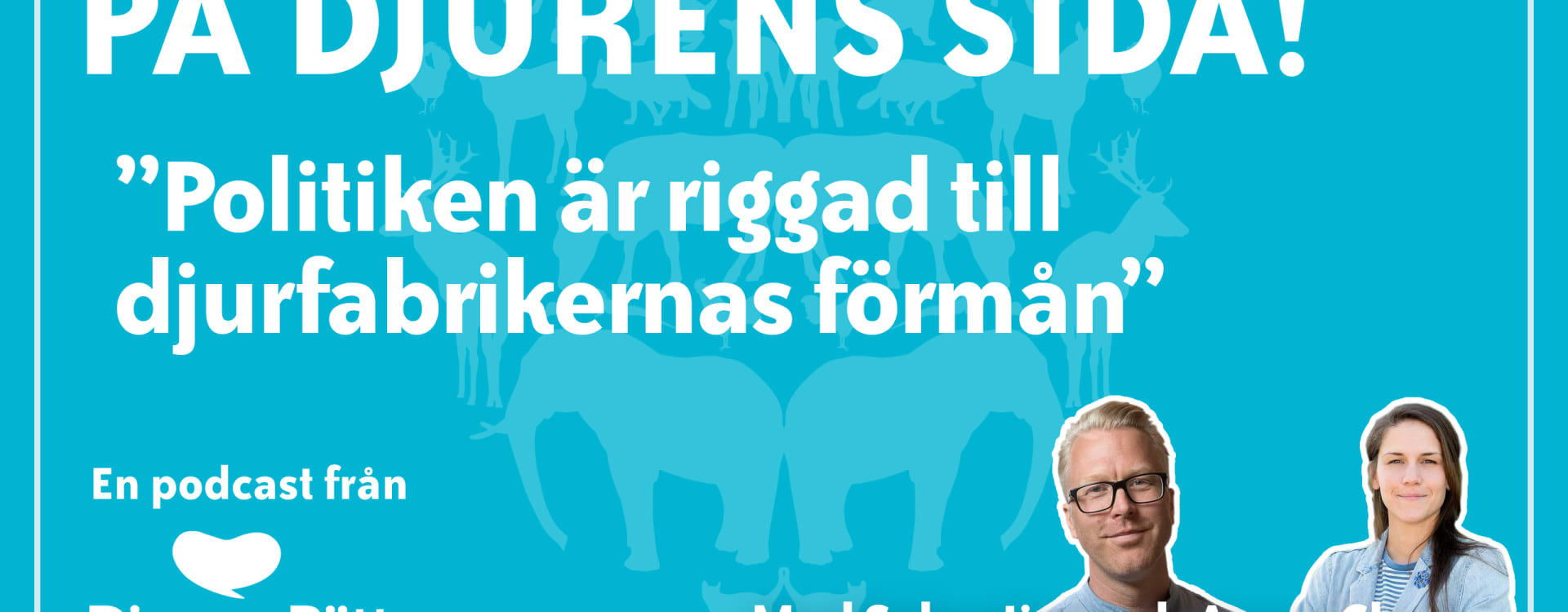 ”Politiken är riggad till djurfabrikernas förmån”
