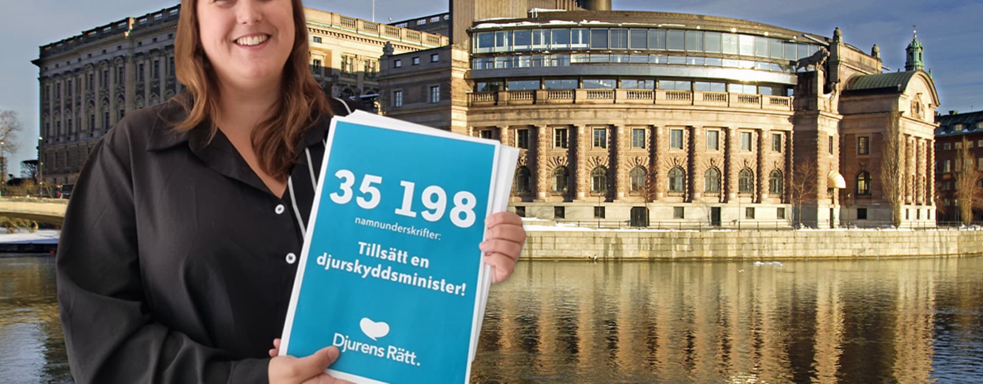 Fler än 35 000 personer vill se en djurskyddsminister i Sveriges regering