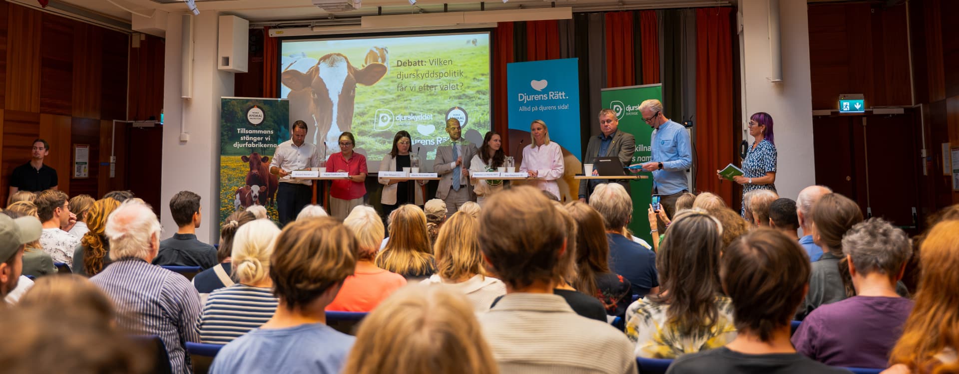 Riksdagspartierna möttes i debatt om djurpolitiken