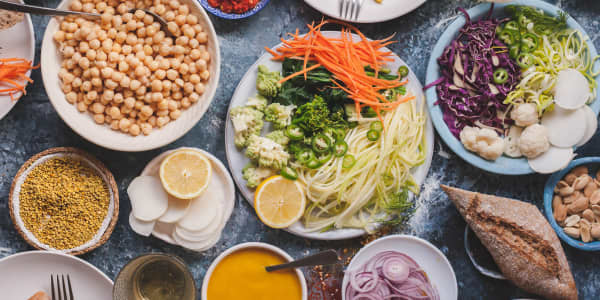 God vegansk mat.