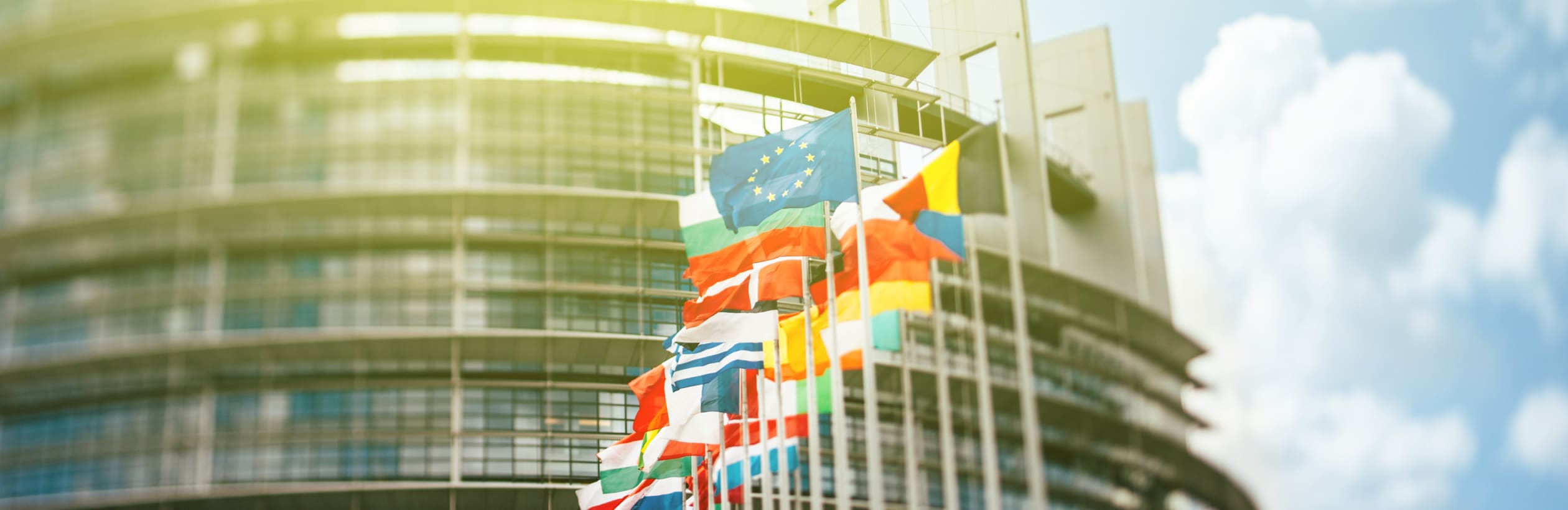 Bild på Europaparlamentet i Strasbourg