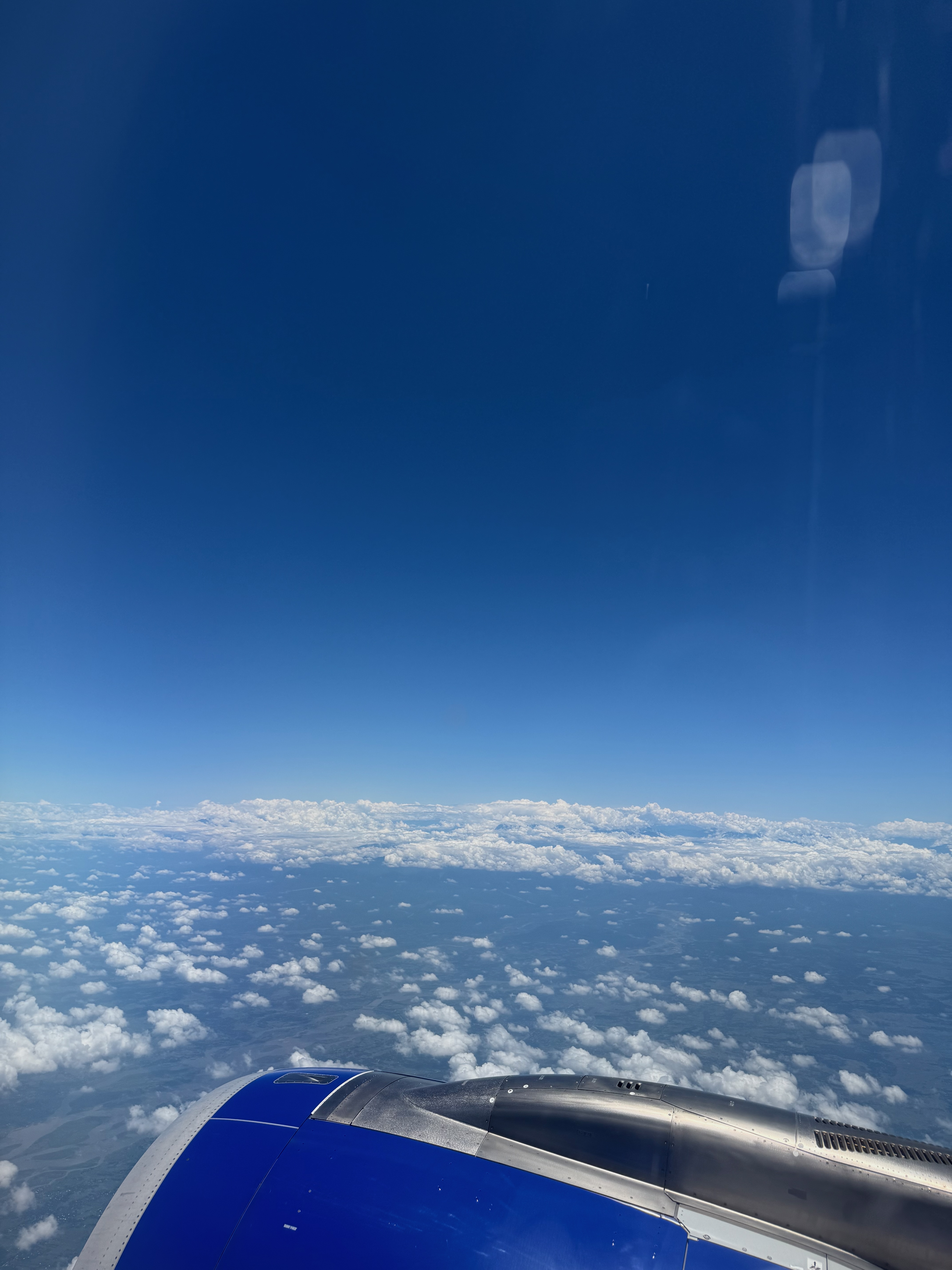 Landscape photography of a sky from a flight